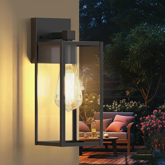 WIHTU 13in Outdoor Light Fixture Wall Mount, LED Exterior Lighting fixtures - Image 8