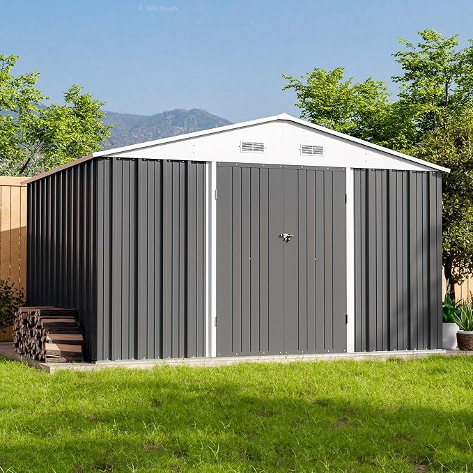 Patiowell 10 x 8 FT Outdoor Storage Shed - Image 2