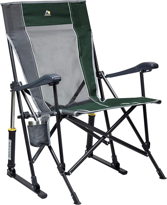 GCI Outdoor Roadtrip Rocker Camping Chair | Portable, Folding Rocking Chair by GCIOUTDOOR