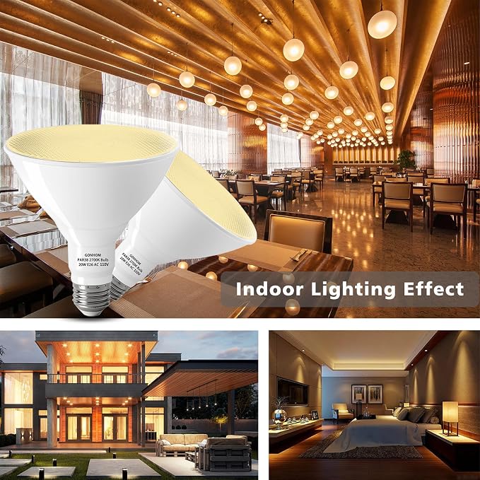 Par38 led Flood Lights Outdoor Light Bulb, Dimmable 1800LM, 20W Replace up to - Image 6