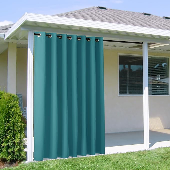 NICETOWN Outdoor Curtainch for Patio Waterproof 100 inch Wide, Thermal by NICETOWN
