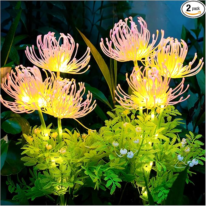 Solar Garden Lights, Solar Flowers Lights by DooYard