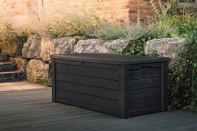 Keter Westwood 150 Gallon Resin Large Outdoor Storage Box - Image 6