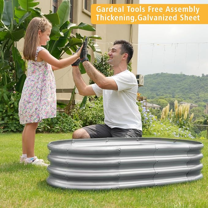 Garden Galvanized Raised Garden Bed Kit - Image 6