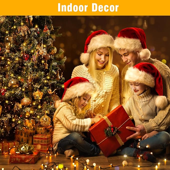 Nisocy 33FT LED String Lights Outdoor Waterproof – Warm White Fairy Lights - Image 4