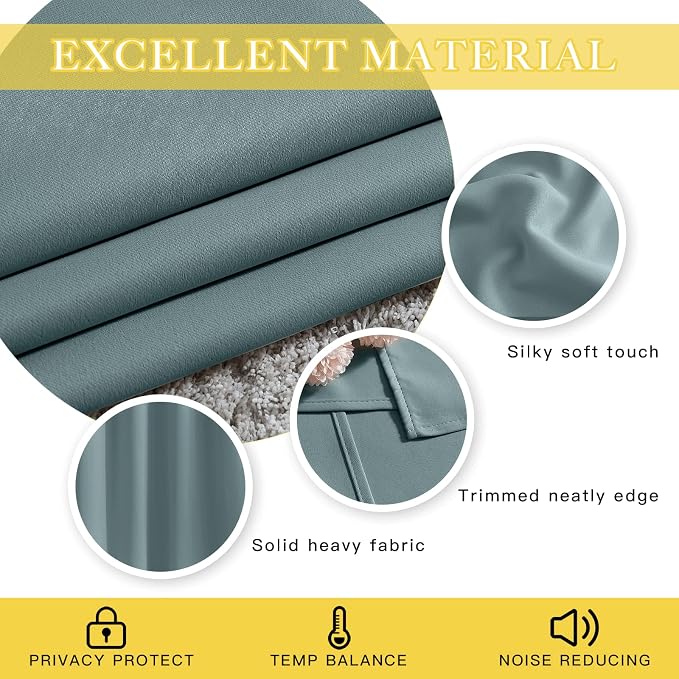 NICETOWN 108 inch Sliding Door Curtains - Image 5