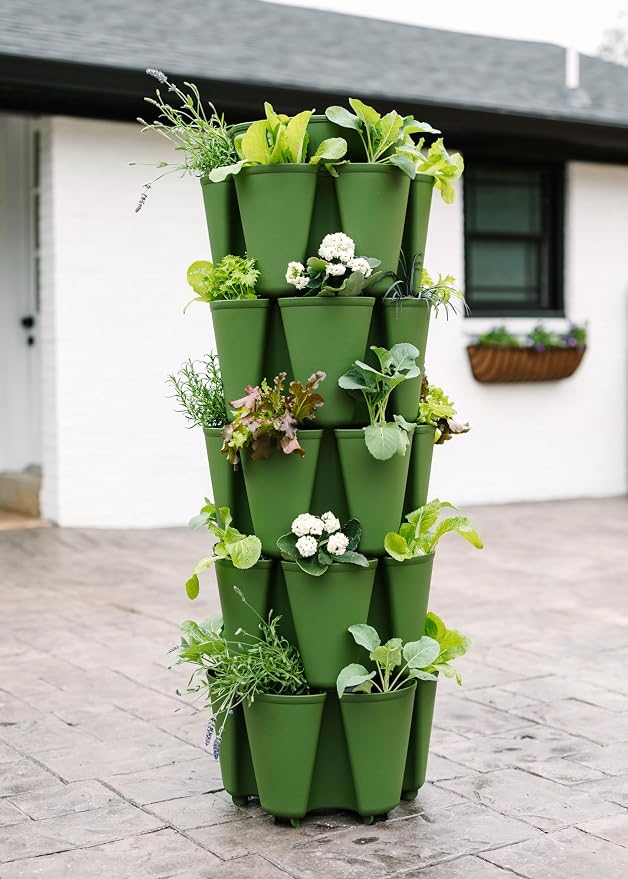 Greenstalk Patented Large 5 Tier Vertical Garden Planter - Image 5