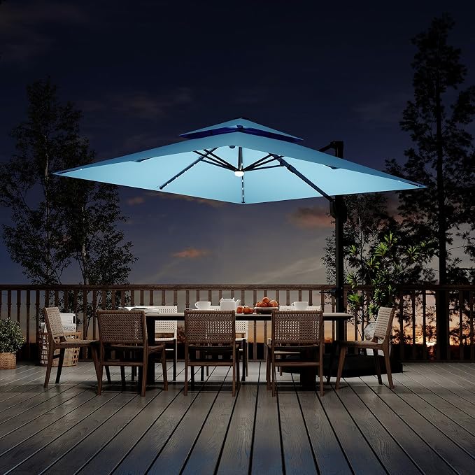 Garvee 10 ft Cantilever Patio Umbrella - Image 8