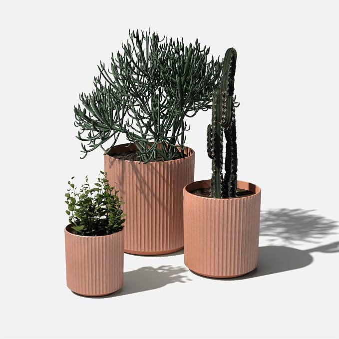 Veradek Demi Series Set of 3 Round Planters - Image 9