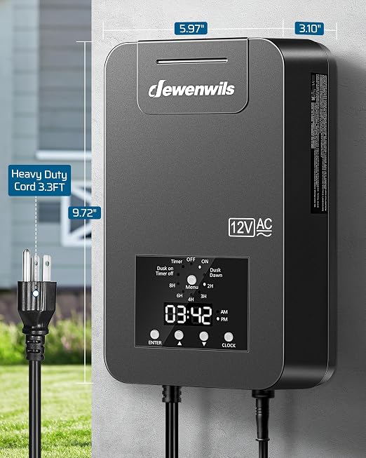 DEWENWILS 200W Low Voltage Landscape Transformer - Image 8