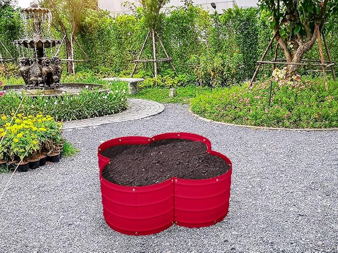 Plant & Plot Galvanized Raised Garden Beds Outdoor // 3×3×1 ft Planter Raised - Image 6