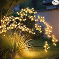JJGoo Solar Garden Lights, New Upgraded 2 Pack Solar Swaying Starburst Light by JJGoo