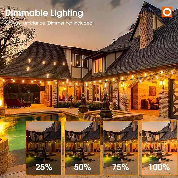 addlon 48FT LED Outdoor String Lights - Image 5