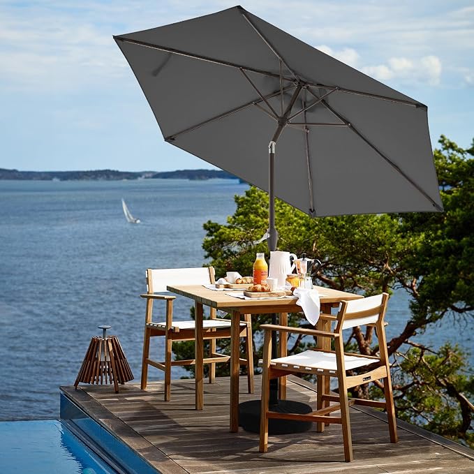 JEAREY 7.5FT Patio Umbrella Market Table Umbrella - Image 4
