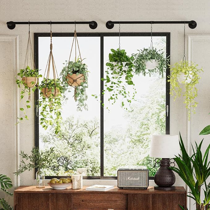 2Pc Hanging Planters for Indoor Plants Plant Hanger Indoor Hanging Plant Holder - Image 3