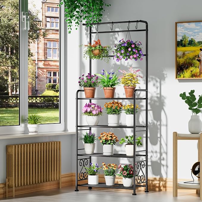 Plant Stand Indoor Outdoor Heavy Duty Metal - Image 4