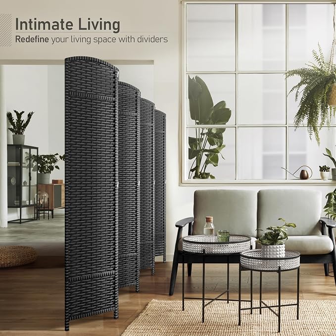 Sorbus 8 Panel Room Divider 6 ft. Tall - Image 2