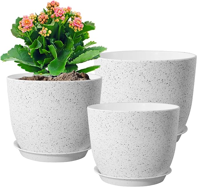 10/9/8 inch Medium Plant Pots, Flower Pots by WSMKSZ
