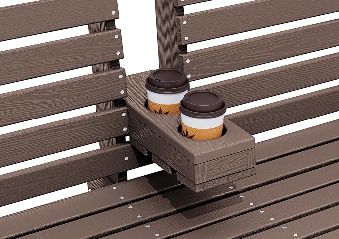 KINGYES Outdoor Hanging Porch Swing, Waterproof Swing - Image 2