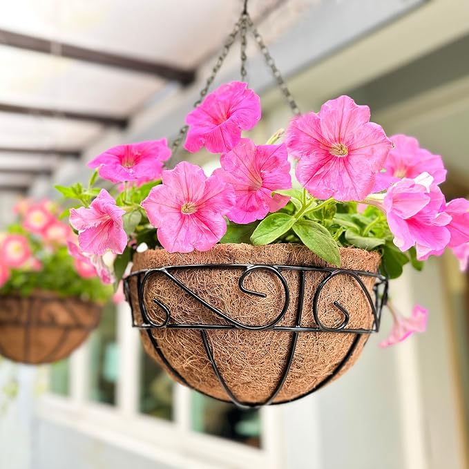LaLaGreen Hanging Planter for Outdoor Plants Hanging Baskets by L%C3%A1L%C3%A1Green