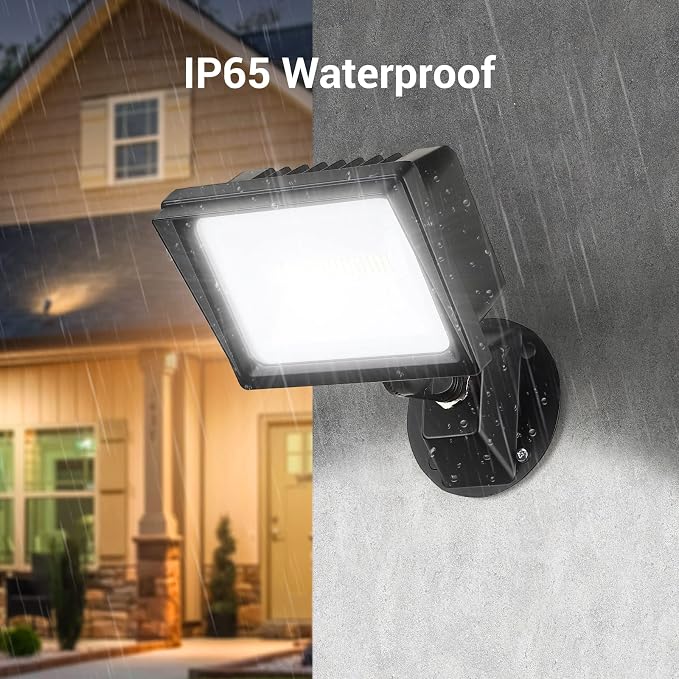 DEWENWILS 2 Pack 34W Flood Lights Outdoor, 3200 LM Super Bright IP65 Waterproof - Image 5