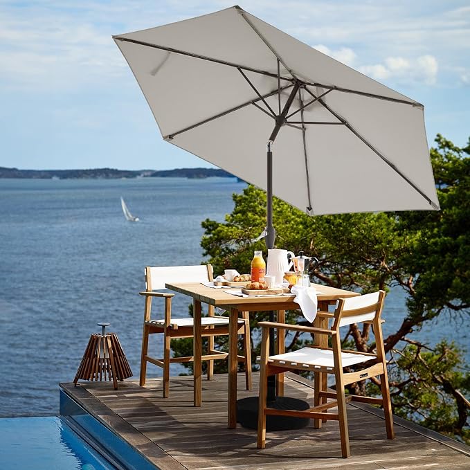 JEAREY 7.5FT Patio Umbrella Market Table Umbrella - Image 4