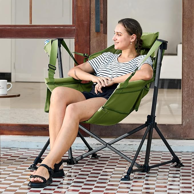 TIMBER RIDGE Hammock Camping Chair, Oversized Swinging Hammock Chair - Image 8