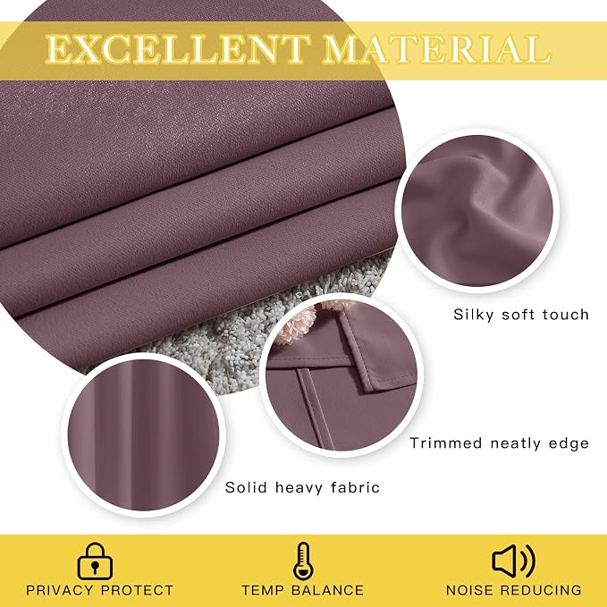 NICETOWN Wide Curtain 84 inch Length - Image 4