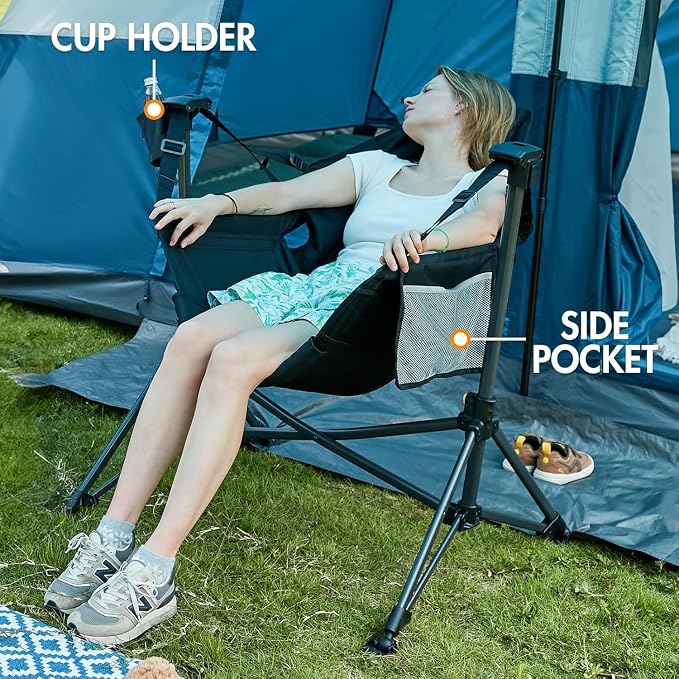 Portal Hammock Camping Chair, Portable Outdoor Swinging Chairs, Rocking Chair - Image 7