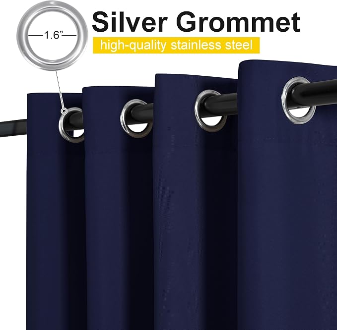 NICETOWN Canvas Outdoor Curtains - Image 4