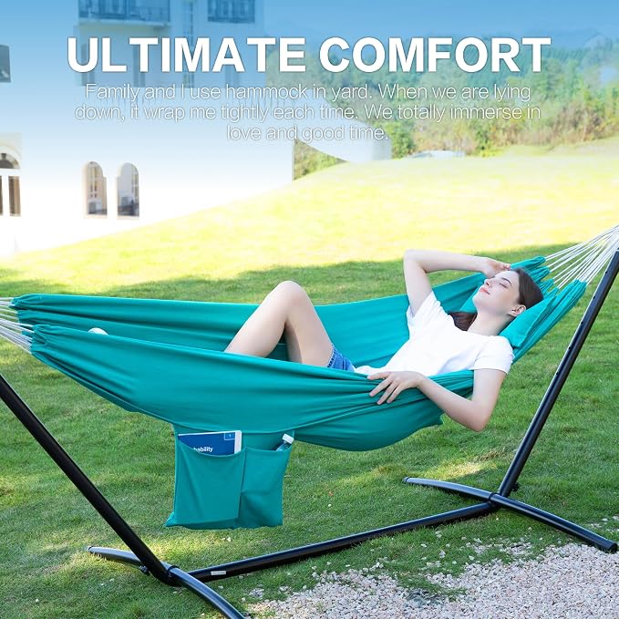 PNAEUT Double Hammocks with Stand - Image 2