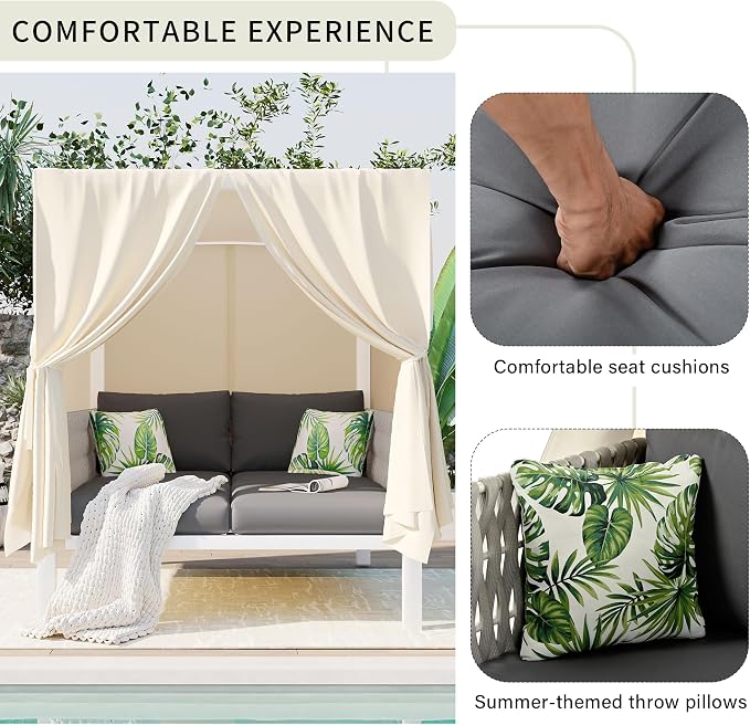 Merax Outdoor Patio Daybed - Image 6