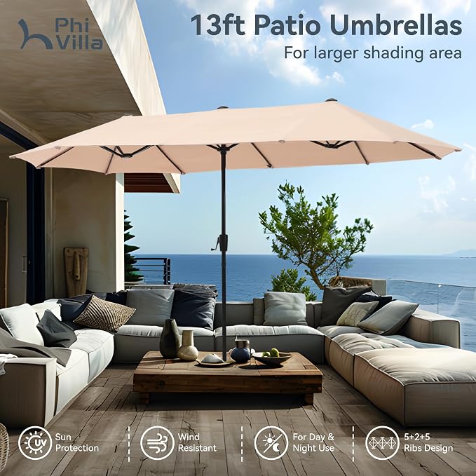 PHI VILLA 8 Piece Patio Dining Set - Image 7