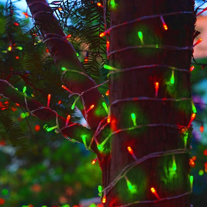 LJLNION 300 LED Christmas Lights, Extra Long 98.5FT Xmas String Lights Outdoor - Image 4