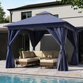LAUSAINT HOME Semi-Permanent Outdoor Patio Gazebo 10'x10', Heavy Duty Party by LAUSAINTHOME