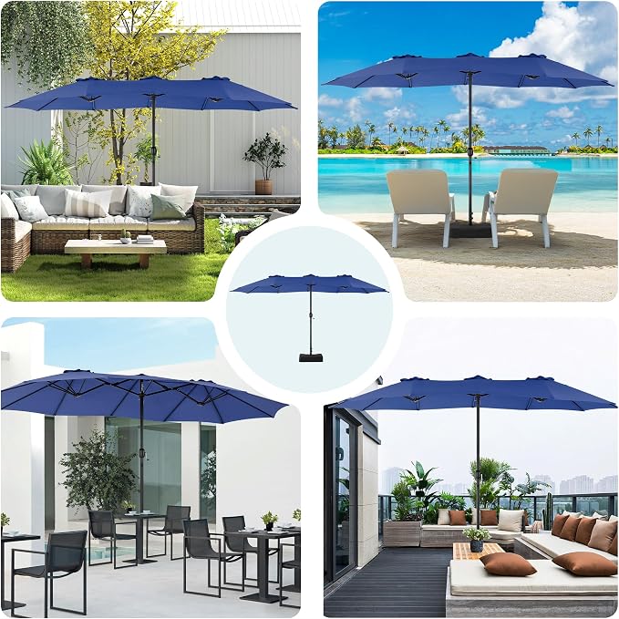 DUMOS 15FT Large Patio Umbrella - Image 7
