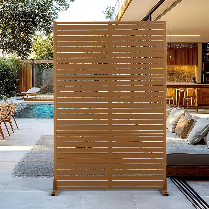 Outdoor Privacy Screen, Freestanding Privacy Fence Panels by FENCY