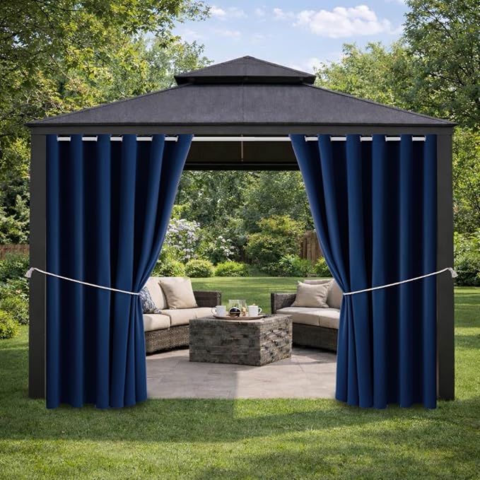 Outdoor Indoor Curtains W84 x L108 by DivaenCamino