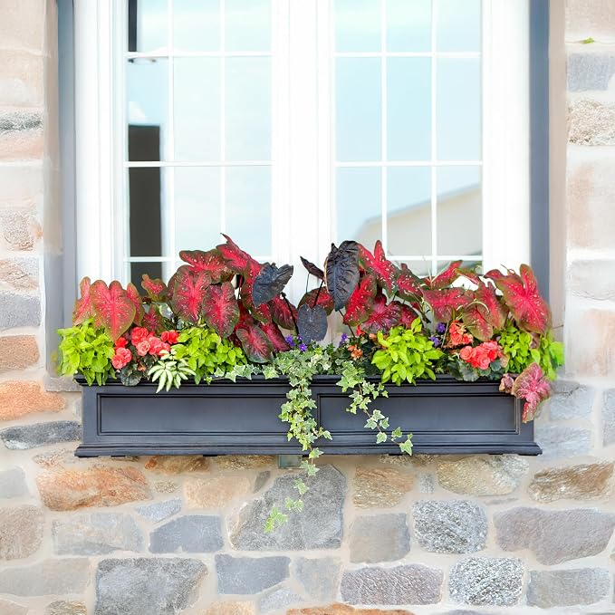 Mayne Fairfield 5-Foot Window Box – Self-Watering, Weather-Resistant Planter - Image 8