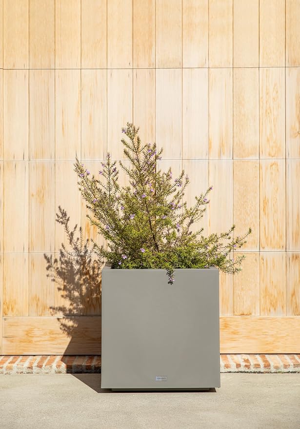 Veradek Block Series Cube Plastic Planter - Image 4