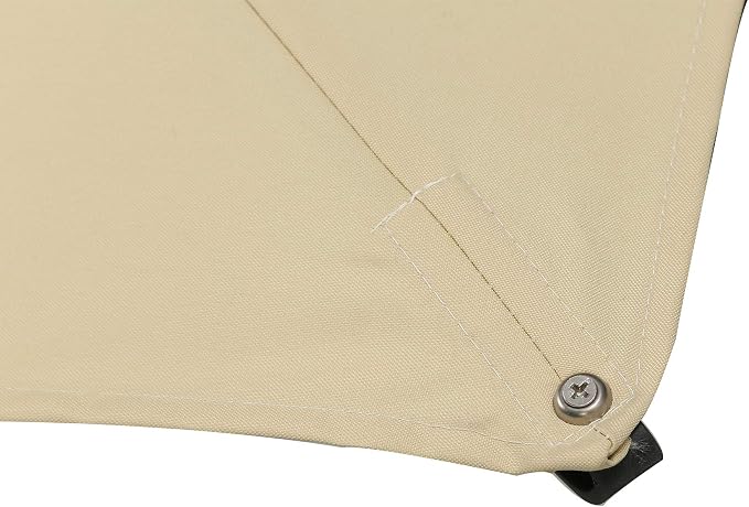 Outsunny 10ft Offset Patio Umbrella, Hanging Cantilever Umbrella, Square Shape - Image 8