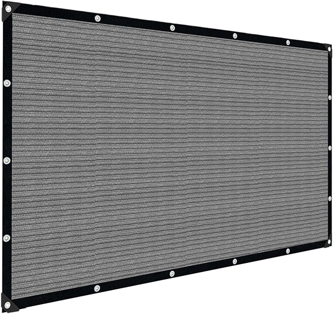 10x12 FT Sun Shade Cloth with Grommets, Pergola Shade Cover Canopy, 90% by IMSGVIFO