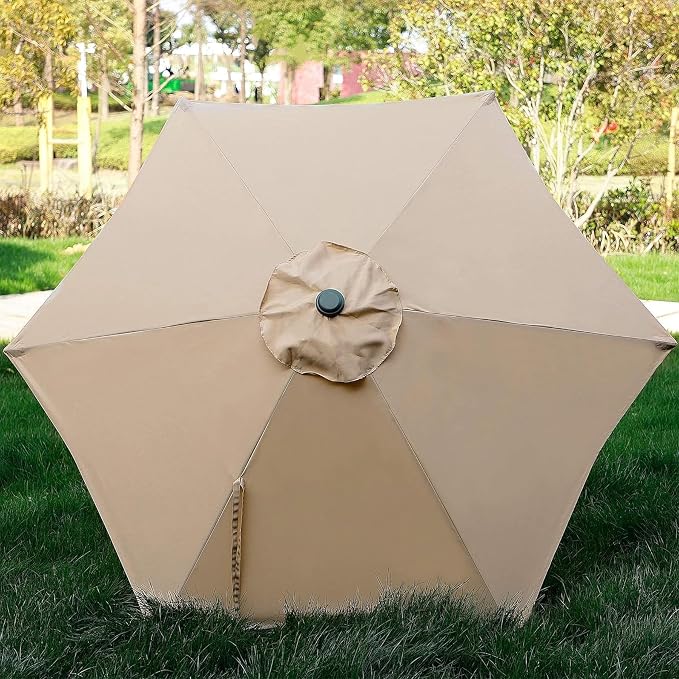 Blissun 7.5 ft Patio Umbrella, Yard Umbrella, Outdoor Market Umbrella - Image 4