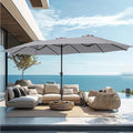 PHI VILLA 15ft Large Patio Umbrellas by PHIVILLAThepioneerofcomfortablehouseholdsupplies