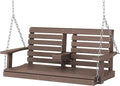 KINGYES Outdoor Hanging Porch Swing, Waterproof Swing by KINGYES