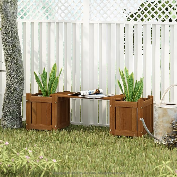 Furinno Tioman Hardwood Mini Outdoor Planter Box - Image 10