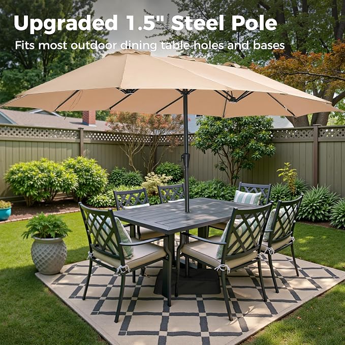 SUPERJARE 13FT Outdoor Umbrella - Image 3