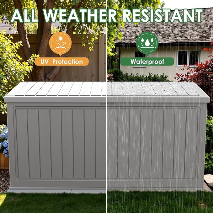 Devoko 260 Gallon Double-Wall Deck Box - Image 5