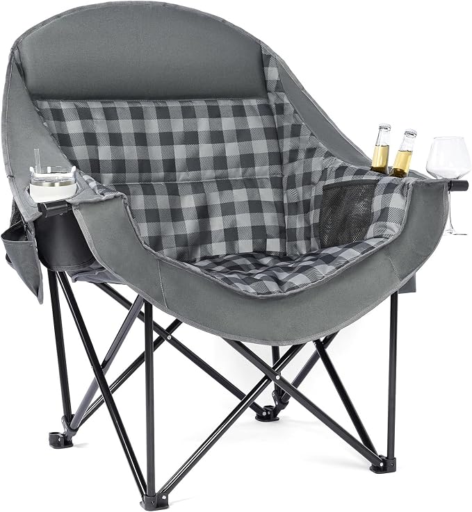 Oversized Camping Chairs for Adults by PUVASIA