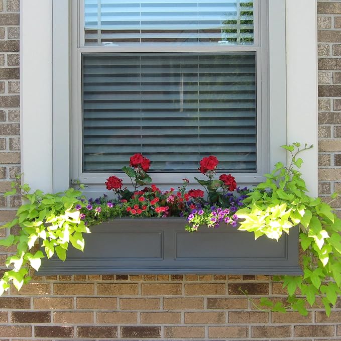 Mayne Fairfield 4-Foot Window Box – Self-Watering, Weather-Resistant Planter - Image 8